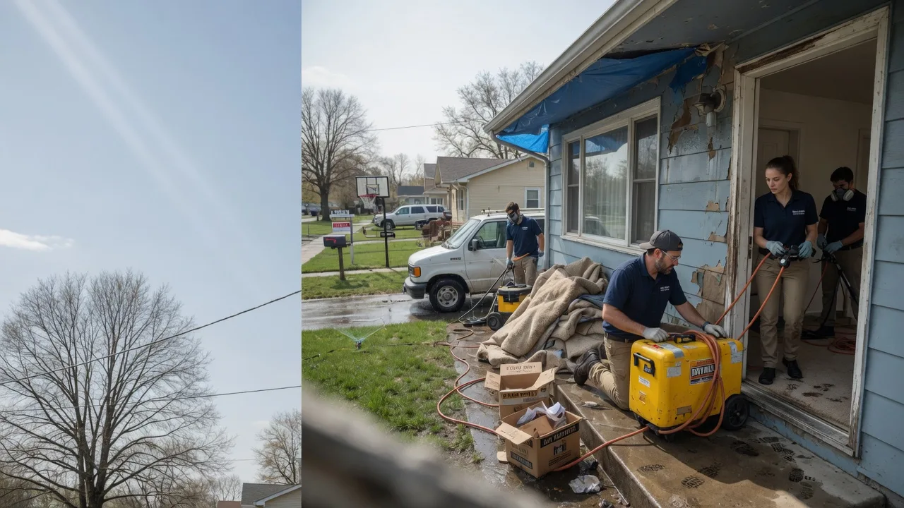 Basement Flood Cleanup in Ashland, LA near me